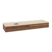V&B Waschtischunterschrank ohne Frontstruktur Antao 160x50cm, WBP-farbe botti., warm walnut