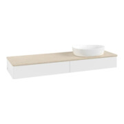 V&B Waschtischunterschrank ohne Frontstruktur Antao 160x50cm, WBP-farbe botti., wh. m Lac