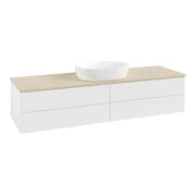 V&B Waschtischunterschrank ohne Frontstruktur Antao 160x50cm, WBP-farbe botti., wh. m Lac