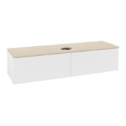 V&B Waschtischunterschrank ohne Frontstruktur Antao 160x50cm, WBP-farbe botti., wh. m Lac