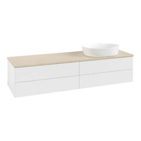 V&B Waschtischunterschrank ohne Frontstruktur Antao 160x50cm, WBP-farbe botti., wh. m Lac