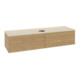 V&B Waschtischunterschrank ohne Frontstruktur Antao 160x50cm, WBP-farbe botticino, honey oak-3