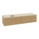 V&B Waschtischunterschrank ohne Frontstruktur Antao 160x50cm, WBP-farbe botticino, honey oak-3