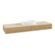 V&B Waschtischunterschrank ohne Frontstruktur Antao 160x50cm, WBP-farbe botticino, honey oak-1