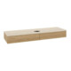 V&B Waschtischunterschrank ohne Frontstruktur Antao 160x50cm, WBP-farbe botticino, honey oak-3