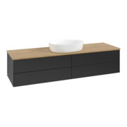 V&B Waschtischunterschrank ohne Frontstruktur Antao 160x50cm, WBP-farbe hon. Oa, bla m Lac