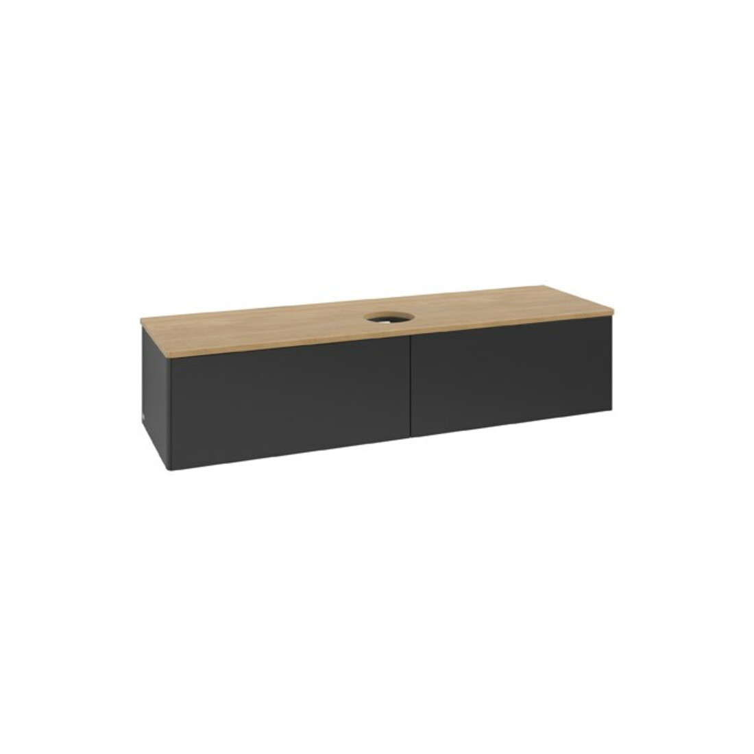 V&B Waschtischunterschrank ohne Frontstruktur Antao 160x50cm, WBP-farbe hon. Oa, bla m Lac