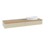 V&B Waschtischunterschrank ohne Frontstruktur Antao 160x50cm, WBP-farbe hon. Oa, si Gr m Lac-3