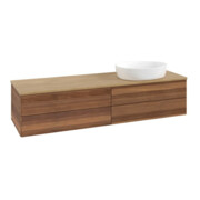 V&B Waschtischunterschrank ohne Frontstruktur Antao 160x50cm, WBP-farbe hon. Oa, warm walnut