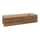 V&B Waschtischunterschrank ohne Frontstruktur Antao 160x50cm, WBP-farbe hon. Oa, warm walnut-3