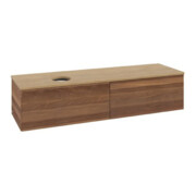 V&B Waschtischunterschrank ohne Frontstruktur Antao 160x50cm, WBP-farbe hon. Oa, warm walnut