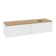 V&B Waschtischunterschrank ohne Frontstruktur Antao 160x50cm, WBP-farbe hon. Oa, wh. m Lac-3