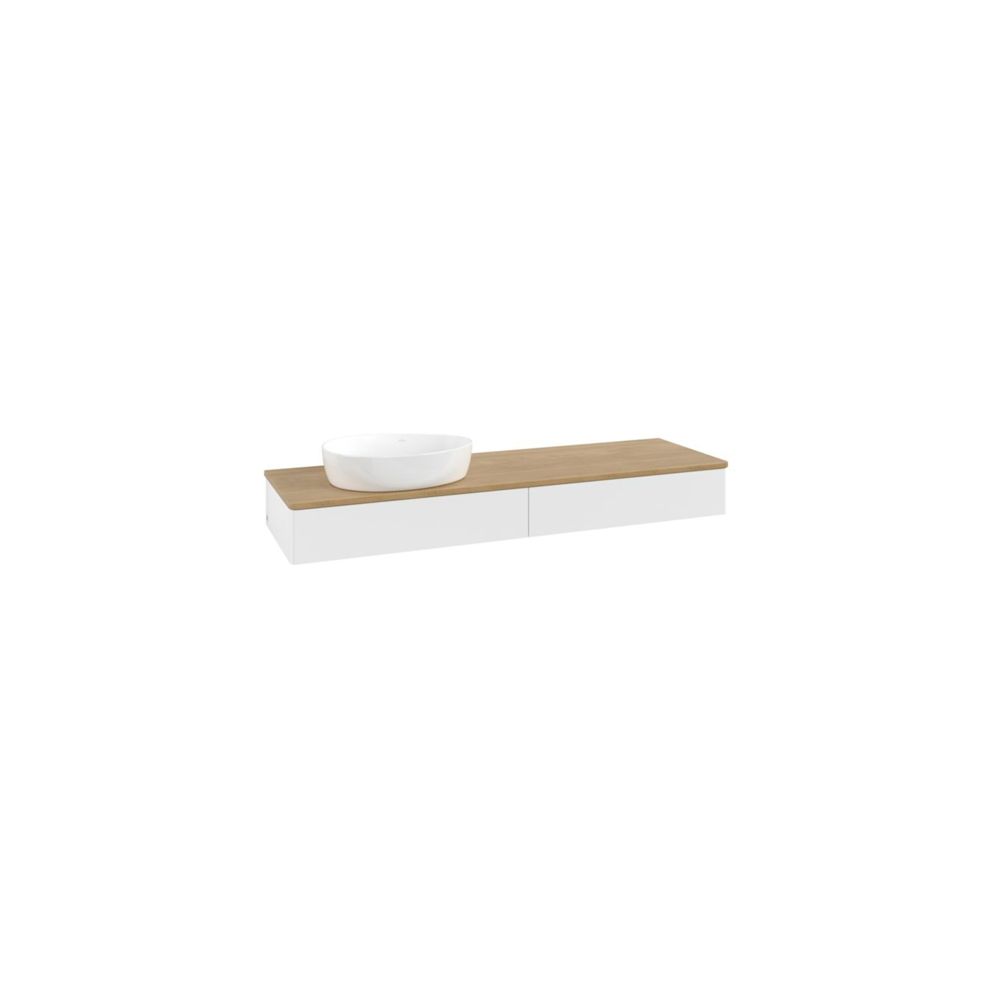 V&B Waschtischunterschrank ohne Frontstruktur Antao 160x50cm, WBP-farbe hon. Oa, wh. m Lac ; Villeroy & Boch