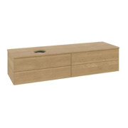 V&B Waschtischunterschrank ohne Frontstruktur Antao 160x50cm, WBP-farbe honey oak, honey oak