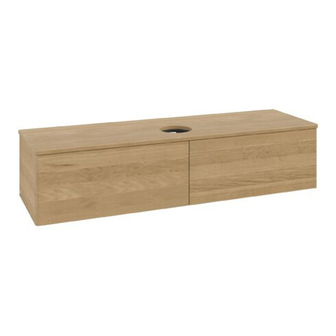 V&B Waschtischunterschrank ohne Frontstruktur Antao 160x50cm, WBP-farbe honey oak, honey oak