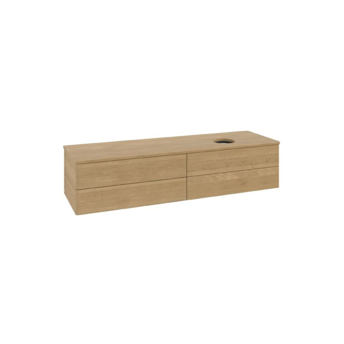 V&B Waschtischunterschrank ohne Frontstruktur Antao 160x50cm, WBP-farbe honey oak, honey oak