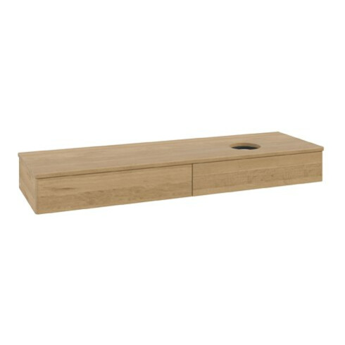 V&B Waschtischunterschrank ohne Frontstruktur Antao 160x50cm, WBP-farbe honey oak, honey oak