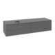 V&B Waschtischunterschrank ohne Frontstruktur Antao 160x50cm, WBP-farbe Lac, Anthrac. m Lac-1