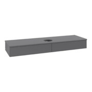 V&B Waschtischunterschrank ohne Frontstruktur Antao 160x50cm, WBP-farbe Lac, Anthrac. m Lac-3
