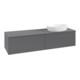V&B Waschtischunterschrank ohne Frontstruktur Antao 160x50cm, WBP-farbe Lac, Anthrac. m Lac-4