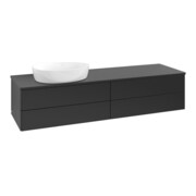 V&B Waschtischunterschrank ohne Frontstruktur Antao 160x50cm, WBP-farbe Lac, bla m lacquer