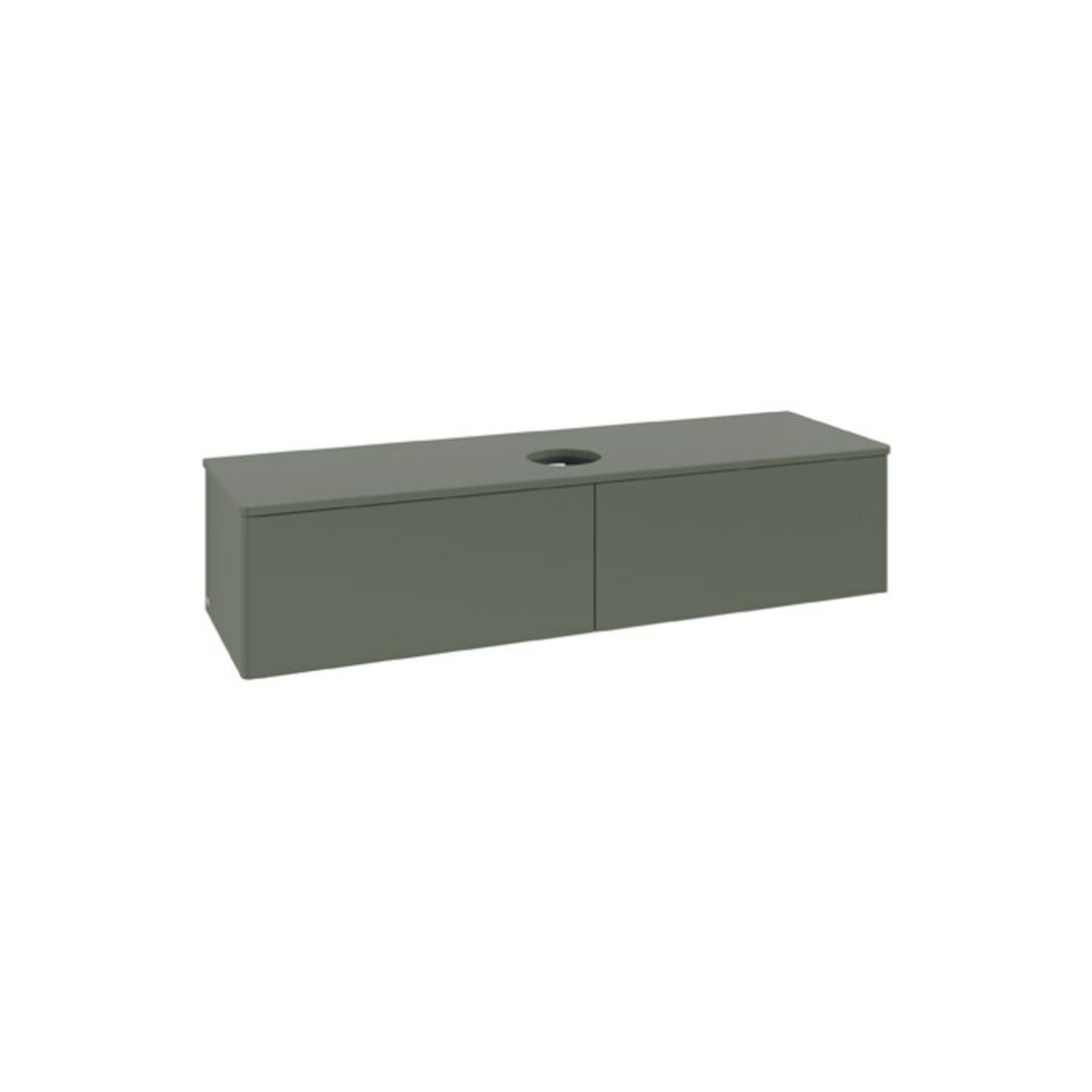 V&B Waschtischunterschrank ohne Frontstruktur Antao 160x50cm, WBP-farbe Lac, lea gre. m Lac