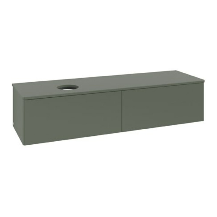 V&B Waschtischunterschrank ohne Frontstruktur Antao 160x50cm, WBP-farbe Lac, lea gre. m Lac