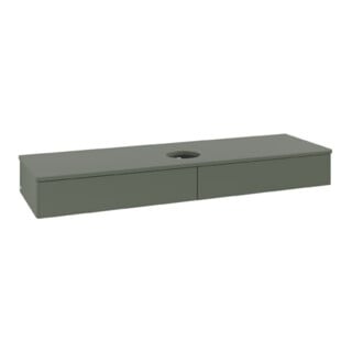V&B Waschtischunterschrank ohne Frontstruktur Antao 160x50cm, WBP-farbe Lac, lea gre. m Lac