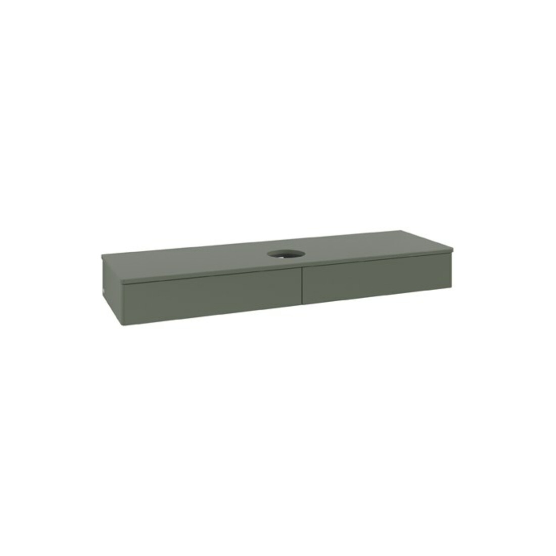 V&B Waschtischunterschrank ohne Frontstruktur Antao 160x50cm, WBP-farbe Lac, lea gre. m Lac