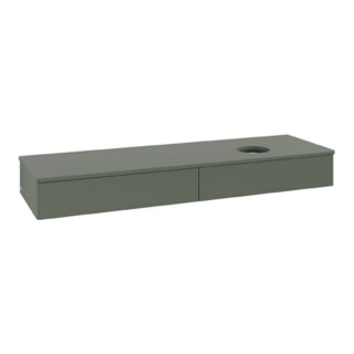 V&B Waschtischunterschrank ohne Frontstruktur Antao 160x50cm, WBP-farbe Lac, lea gre. m Lac