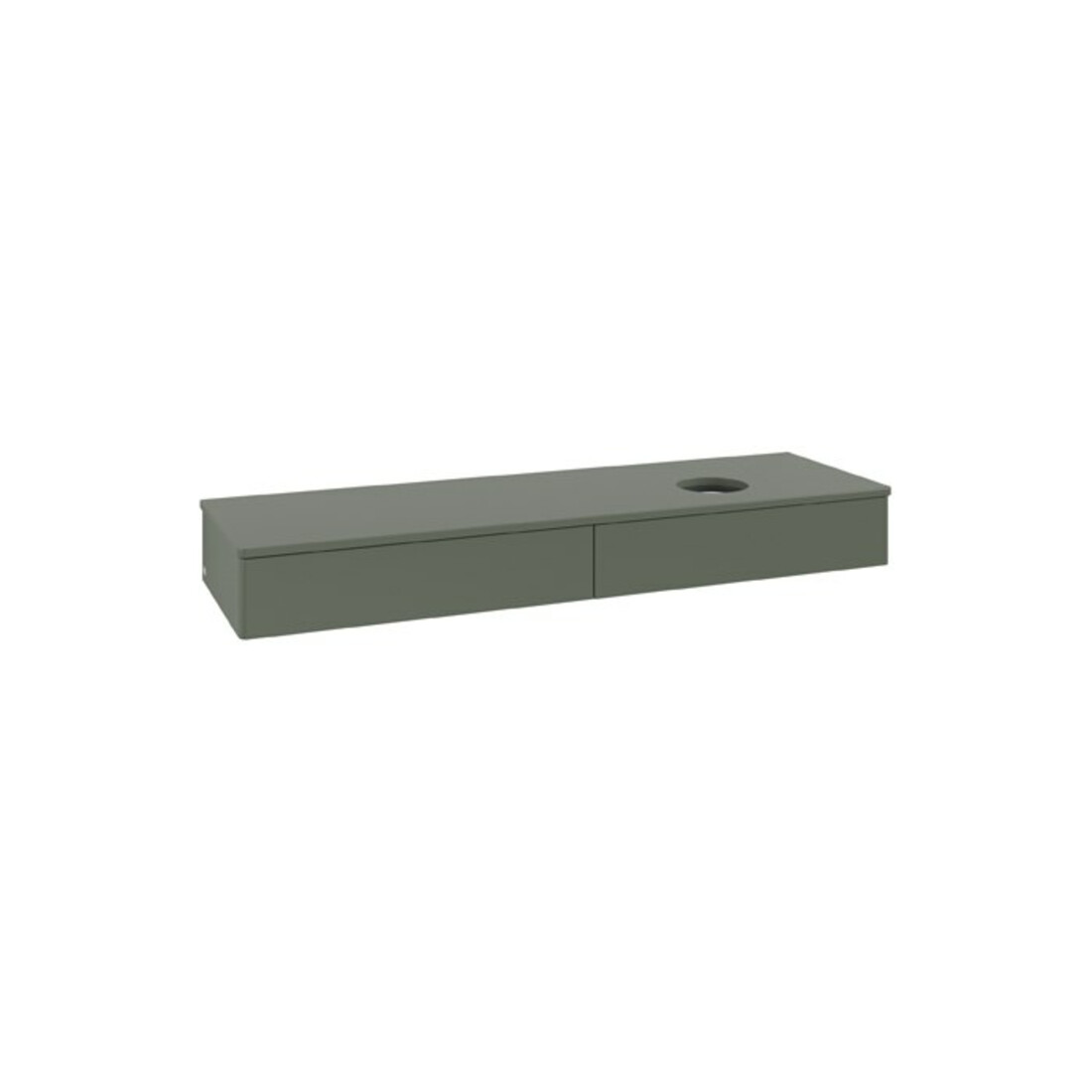V&B Waschtischunterschrank ohne Frontstruktur Antao 160x50cm, WBP-farbe Lac, lea gre. m Lac
