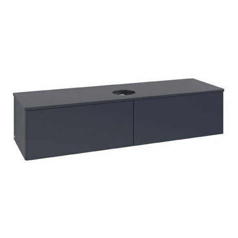 V&B Waschtischunterschrank ohne Frontstruktur Antao 160x50cm, WBP-farbe Lac, md bl. m Lac