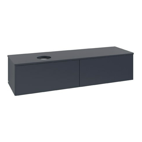 V&B Waschtischunterschrank ohne Frontstruktur Antao 160x50cm, WBP-farbe Lac, md bl. m Lac