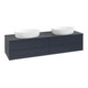V&B Waschtischunterschrank ohne Frontstruktur Antao 160x50cm, WBP-farbe Lac, md bl. m Lac-1