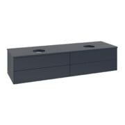 V&B Waschtischunterschrank ohne Frontstruktur Antao 160x50cm, WBP-farbe Lac, md bl. m Lac-4