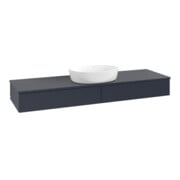 V&B Waschtischunterschrank ohne Frontstruktur Antao 160x50cm, WBP-farbe Lac, md bl. m Lac