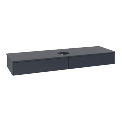 V&B Waschtischunterschrank ohne Frontstruktur Antao 160x50cm, WBP-farbe Lac, md bl. m Lac