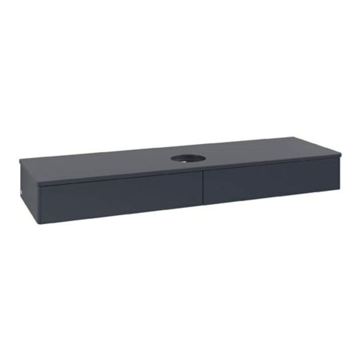 V&B Waschtischunterschrank ohne Frontstruktur Antao 160x50cm, WBP-farbe Lac, md bl. m Lac