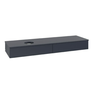 V&B Waschtischunterschrank ohne Frontstruktur Antao 160x50cm, WBP-farbe Lac, md bl. m Lac