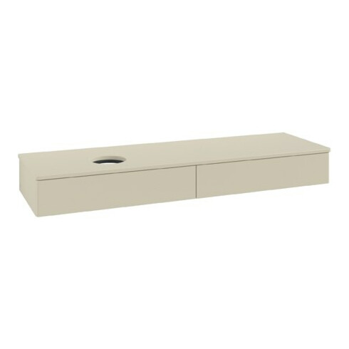 V&B Waschtischunterschrank ohne Frontstruktur Antao 160x50cm, WBP-farbe Lac, si Gr m lacquer