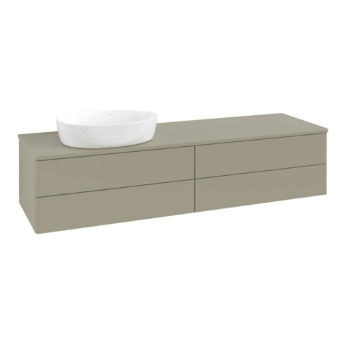 V&B Waschtischunterschrank ohne Frontstruktur Antao 160x50cm, WBP-farbe Lac, st. Gr m Lac