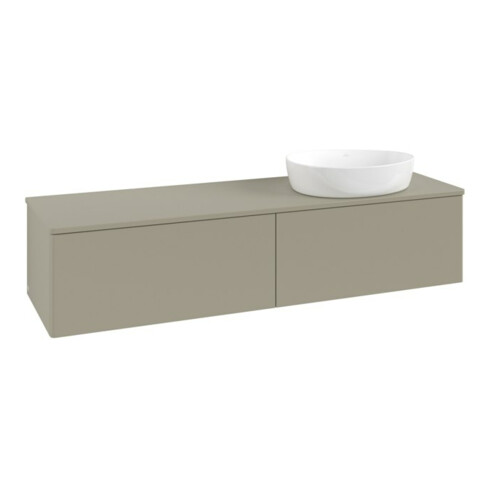 V&B Waschtischunterschrank ohne Frontstruktur Antao 160x50cm, WBP-farbe Lac, st. Gr m Lac