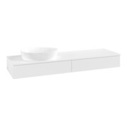 V&B Waschtischunterschrank ohne Frontstruktur Antao 160x50cm, WBP-farbe Lac, wh. m lacquer-4