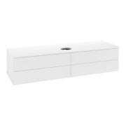 V&B Waschtischunterschrank ohne Frontstruktur Antao 160x50cm, WBP-farbe Lac, wh. m lacquer-3