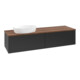 V&B Waschtischunterschrank ohne Frontstruktur Antao 160x50cm, WBP-farbe w. wal, bla m Lac-1