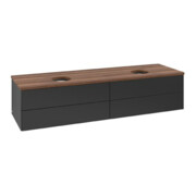 V&B Waschtischunterschrank ohne Frontstruktur Antao 160x50cm, WBP-farbe w. wal, bla m Lac-4