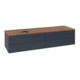 V&B Waschtischunterschrank ohne Frontstruktur Antao 160x50cm, WBP-farbe w. wal, md bl. m Lac-3