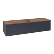 V&B Waschtischunterschrank ohne Frontstruktur Antao 160x50cm, WBP-farbe w. wal, md bl. m Lac-3