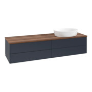 V&B Waschtischunterschrank ohne Frontstruktur Antao 160x50cm, WBP-farbe w. wal, md bl. m Lac