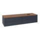 V&B Waschtischunterschrank ohne Frontstruktur Antao 160x50cm, WBP-farbe w. wal, md bl. m Lac-3
